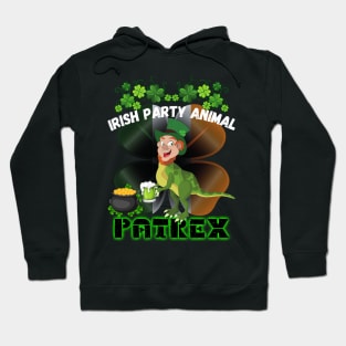 Saint Patrick's Day Irish Party Animal - Patrex Hoodie